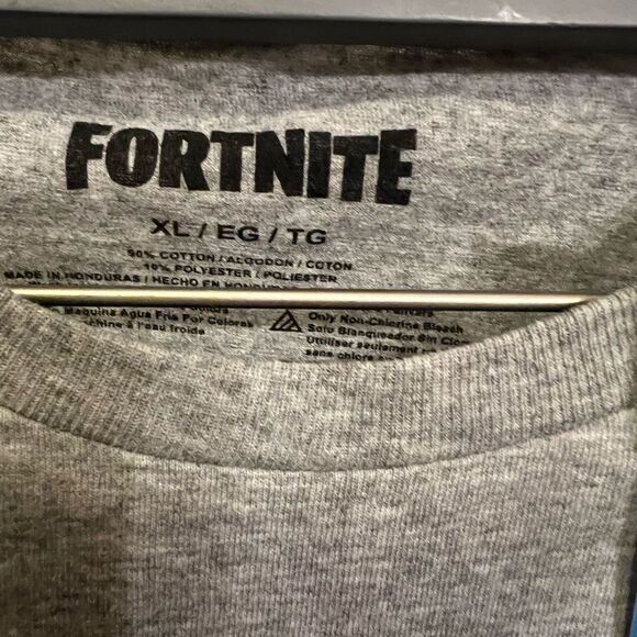 FORTNITE LLAMA XL T-SHIRT GRAY SUPPLY OR LOOT LLAMA EXTRA LARGE VIDEO GAME - Picture 8 of 8